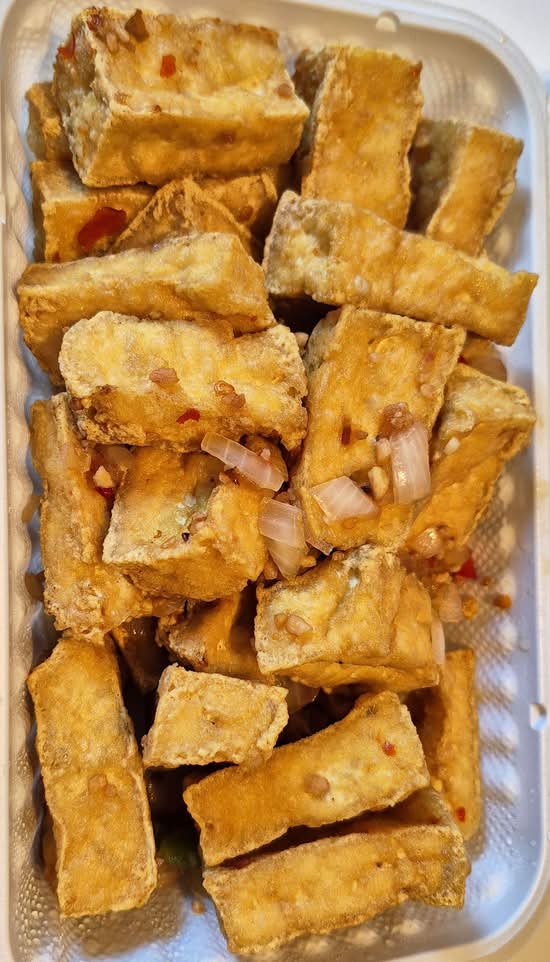 Tofu Sel et Poivre / Salt and Pepper Tofu/椒盐豆腐